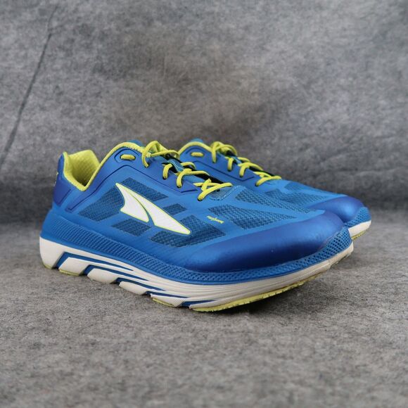 Altra Shoes Mens 11.5 Duo Athletic Road Running Comfort Zero Drop Footshape Blue - Picture 1 of 14